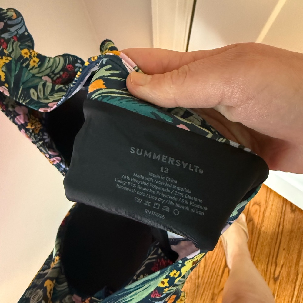 Summersalt x Rifle Paper Co. Ruffle Backflip - Picture 3 of 3